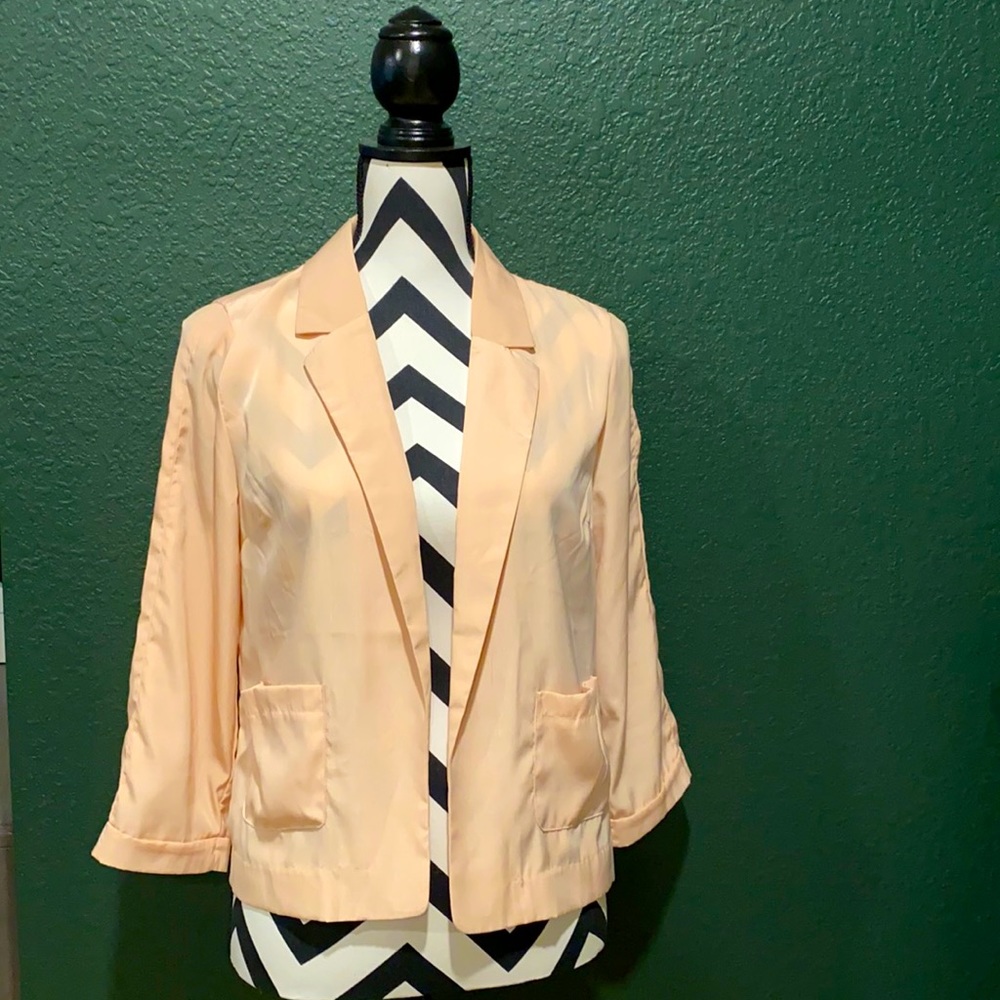 Polyester Short Blazer.